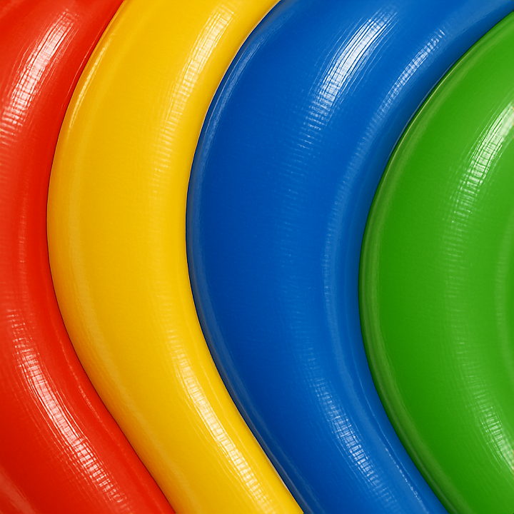 Smooth Plastic Furniture Surface With Vibrant Colors And High Gloss seamless PBR texture preview