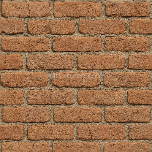 Seamless cracked brick 3d texture pbr 8k rough aged weathered wall surface
