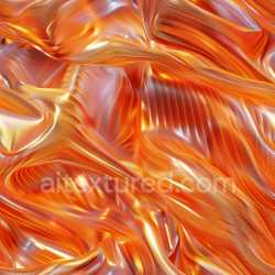 seamless Seamless 3D PBR Texture of Orange Glossy Rippled Fabric with Micro-Texture texture 8k free download PBR
