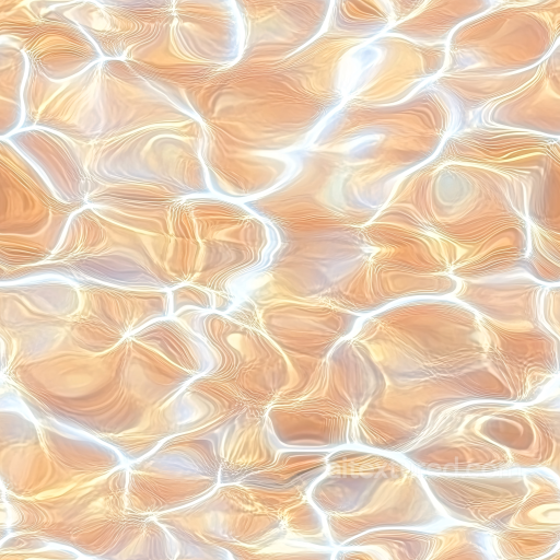 Shallow Water Seamless Texture with Warm Sandy Bottom and Soft Rippled Surface seamless Water PBR texture