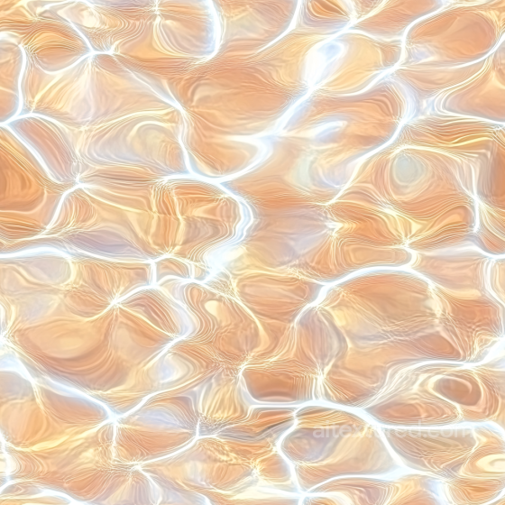 Shallow Water Seamless Texture with Warm Sandy Bottom and Soft Rippled Surface Water texture preview