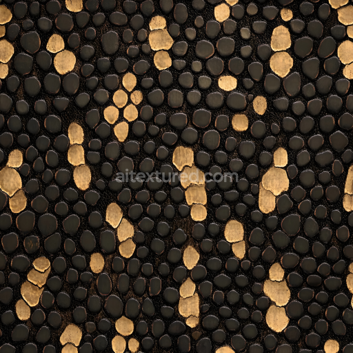 Seamless 3D Reptile-Like Skin PBR Texture with Detailed Scales and Natural Color Variation