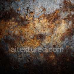 seamless Seamless 3D Rusted Metal PBR Texture Featuring Rust Patches and Cracks texture 8k free download PBR
