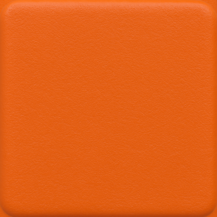 Tactile Plate With Rounded Edges And Powder Coated Safety Orange Surface seamless PBR texture preview