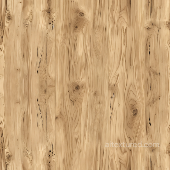 Light Pine Wood Planks PBR Texture with Knots and Grain Wood texture preview