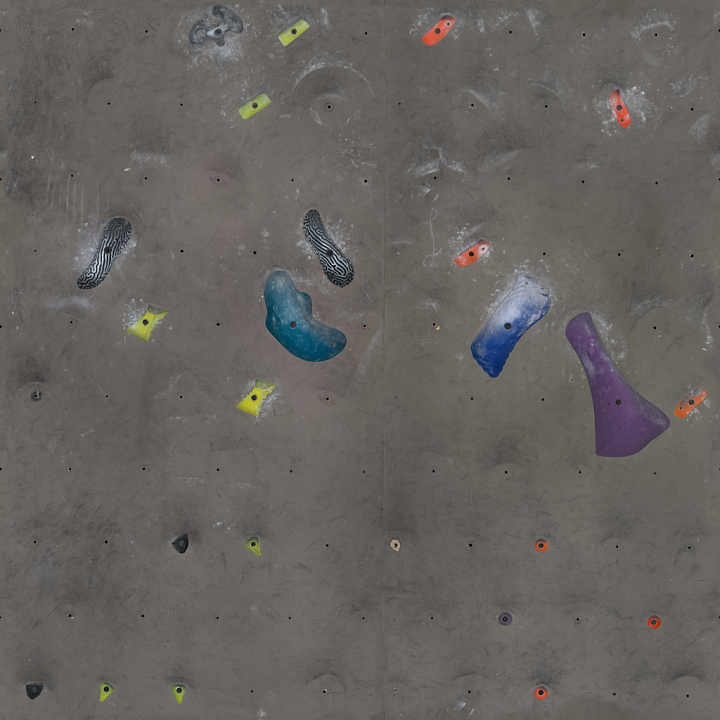 Climbing Wall seamless PBR texture preview