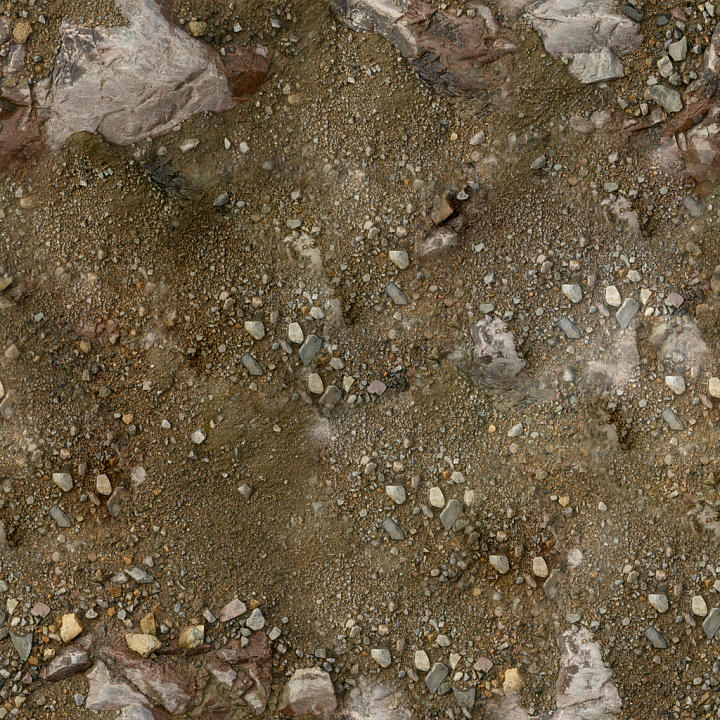 Stones Uneven Rocks seamless PBR texture preview