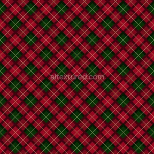 Red and Green Christmas Gift Wrapping Paper | Free PBR