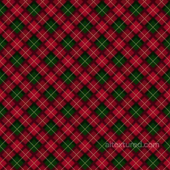 Red and Green Christmas Gift Wrapping Paper | Free PBR Paper texture preview