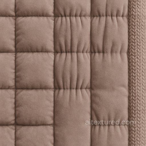 Embossed Raised Quilted Padded Fabric Surface seamless Tactile PBR texture