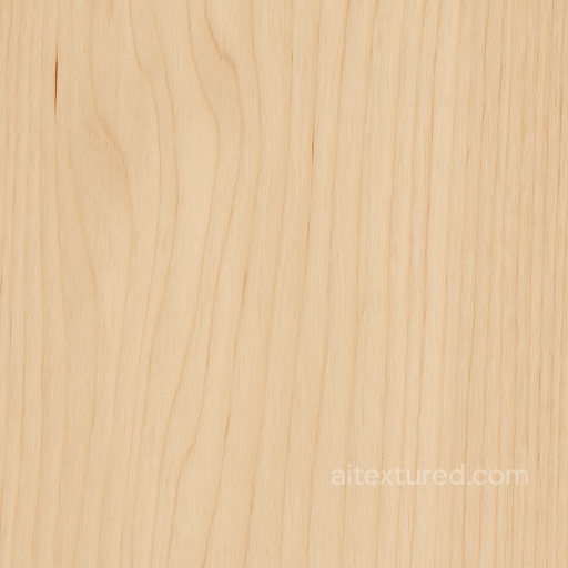 Birch Wood With Fine Grain And Light Wood Tones seamless Furniture wood PBR texture