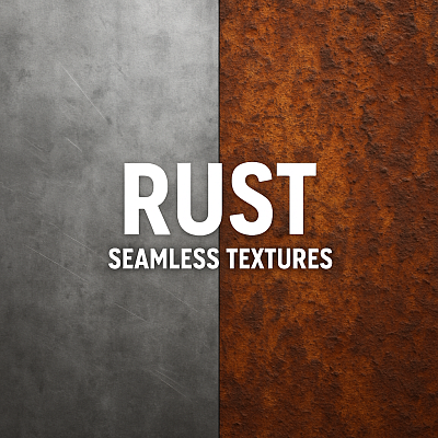Rust Seamless Textures – Aged Metal PBR Materials for Realistic 3D