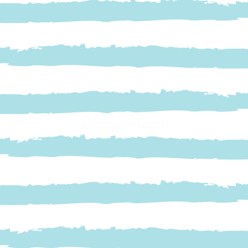Seamless 3D PBR Watercolor Stripes Fabric Texture in Soft Blue and White