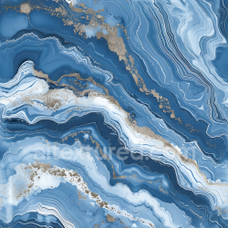 seamless Seamless 3D Blue Celeste Marble PBR Texture with Gold Veining and Layered Waves texture 8k free download PBR