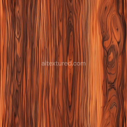 Seamless 3D Wood PBR Texture Featuring Realistic Knotted Planks in Warm Brown Tones