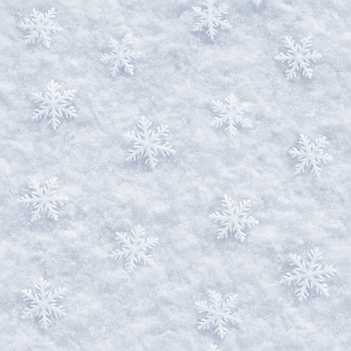 Snowflakes Frosted Snowflake Powdered Snow Fresh Snow seamless PBR texture preview