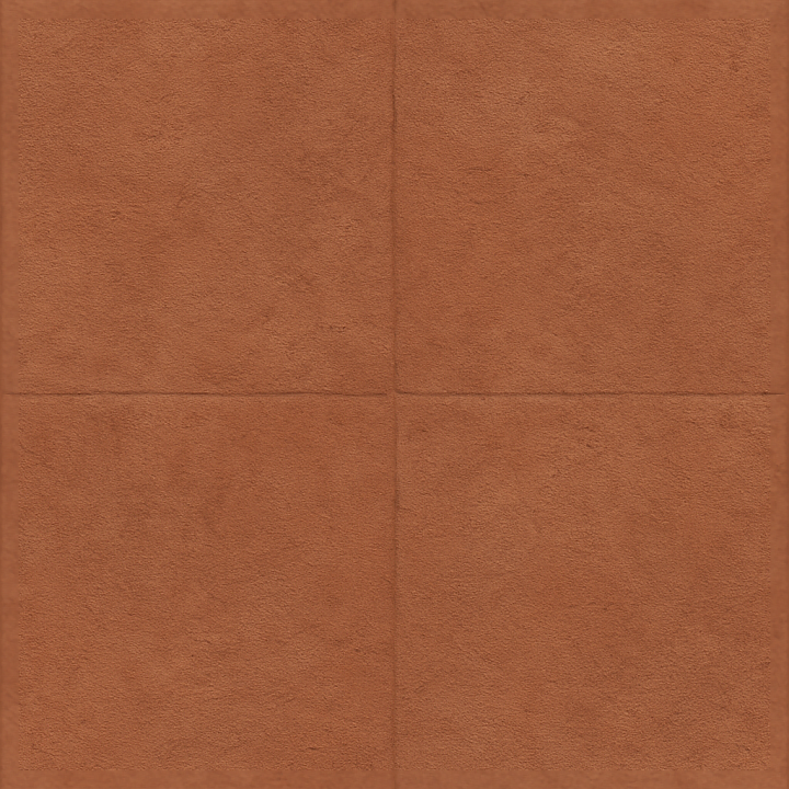 Terracotta Tiles Mosaic With Matte Finish And Rustic Earth Tones Palette seamless PBR texture preview