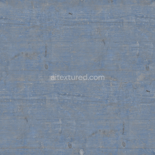 Painted Wood Texture Seamless Pbr Grain Blue Weathered Matte Rough