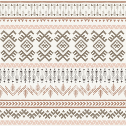seamless Seamless 3D PBR Boho Tribal Fabric Pattern Texture in Beige and Brown texture 8k free download PBR