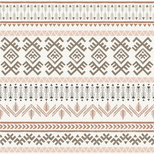 Boho Tribal Fabric Pattern Texture in Beige and Brown seamless Boho Seamless PBR texture