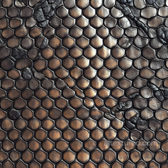 Scaled Reptilian Skin Texture with Fine Scale Details and Subtle Surface Variations Skin texture preview