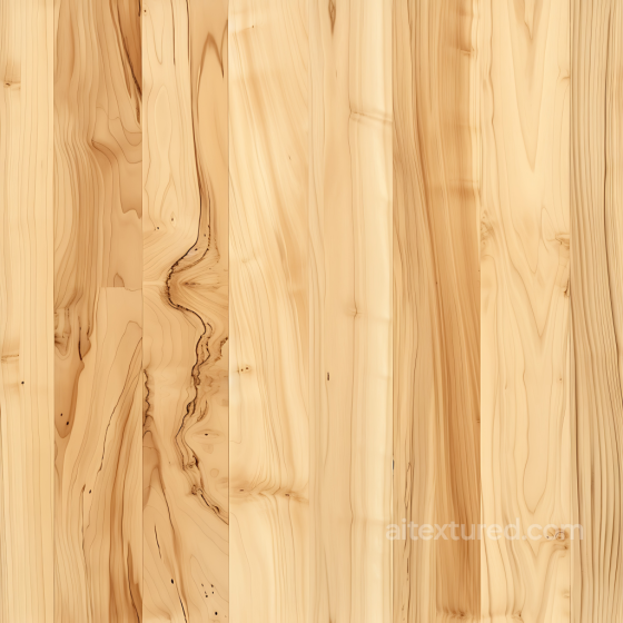Light Pine Wood Planks PBR Texture with Knots and Natural Grain Wood texture preview