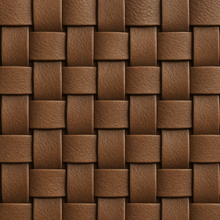 Weaved Leather Panels seamless PBR texture preview