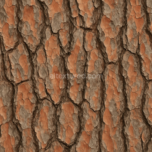 Seamless Pine Bark Texture Seamless 1024X1024