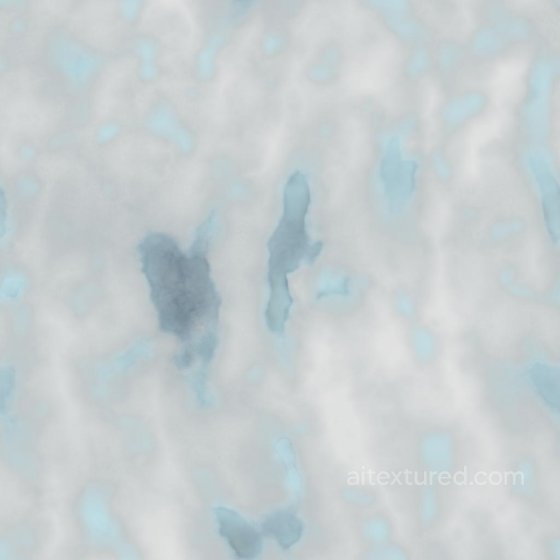 Melting Snowy Ground with Cracked Ice | Free PBR Ground surface texture preview