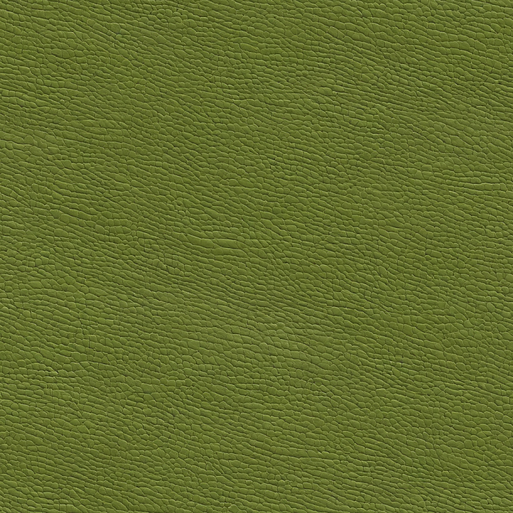 Olive Green Pebbled Leather with Fine Grain and Matte Finish seamless PBR texture preview