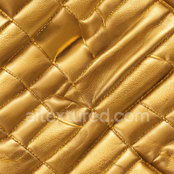 seamless Seamless 3D Quilted Golden Leather PBR Texture with Padded Panels and Fine Grain texture 8k free download PBR