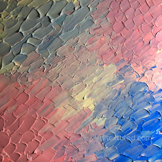 Textured Painted Plaster Surface with Multicolored Stroke Patterns Abstract texture preview