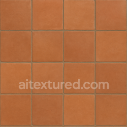 seamless Seamless Brick PBR Texture — Terracotta Tiles Subtle Variance Satin Finish Natural Clay texture 8k free download PBR