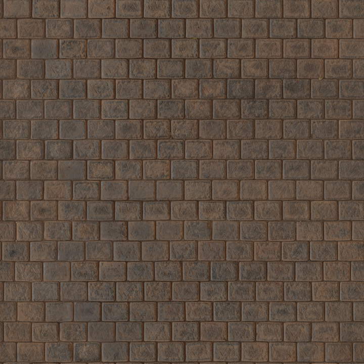 Brick Floor Asphalt seamless PBR texture preview
