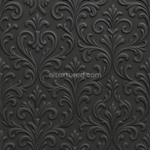 Ornate Smooth Rubber Texture Seamless 1024X1024