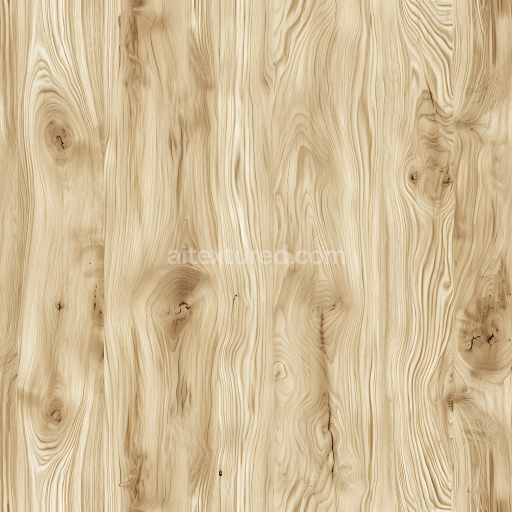 Seamless 3D PBR Texture of Light Pine Wood Planks with Natural Knots and Grain