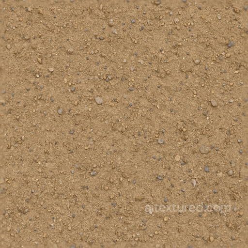 Coarse Sand Ground Surface Perfect For Desert Environments seamless Ground surface PBR texture