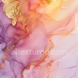 seamless Seamless 3D Alcohol Ink PBR Texture Featuring Pink, Purple, and Gold Veining texture 8k free download PBR
