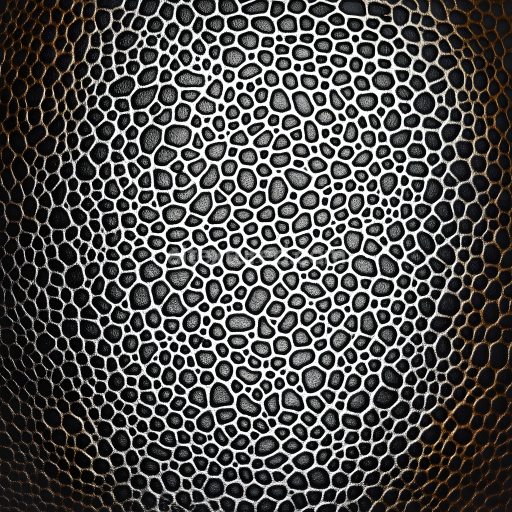 Seamless 3D Reptilian Skin PBR Texture Featuring Coarse Organic Scale Patterns