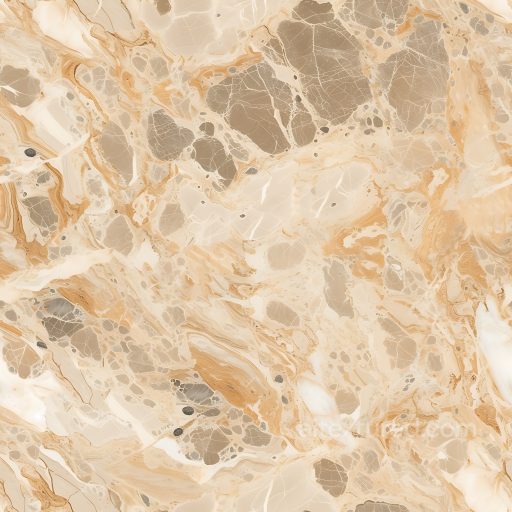 Emperador Light Natural Marble PBR Texture with Warm Veins seamless Marble PBR texture