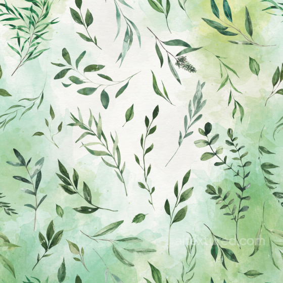 Watercolor Greenery Texture with Hand-Painted Leaf Motifs watercolor greenery texture preview