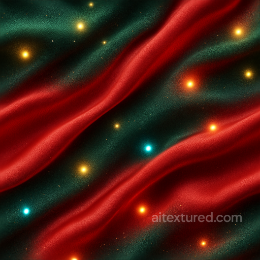Satin Fabric Velvet Fabric Knit Fabric Christmas Lights Glow Glitter Dust seamless Merry christmas PBR texture