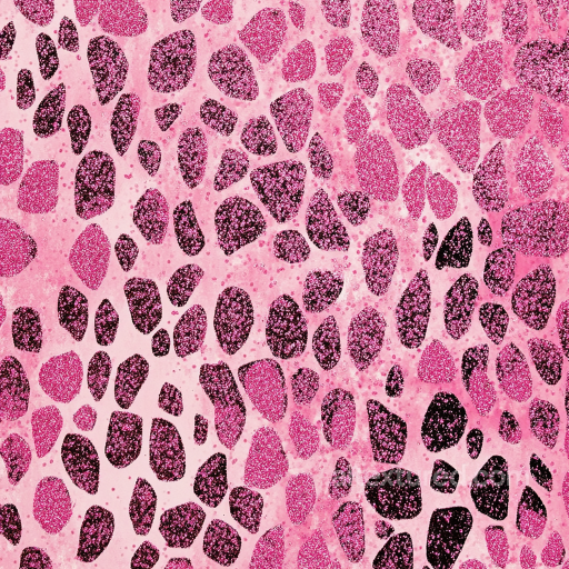Pink Glitter Leopard Print Texture with Spotty Pattern seamless Leopard Print PBR texture