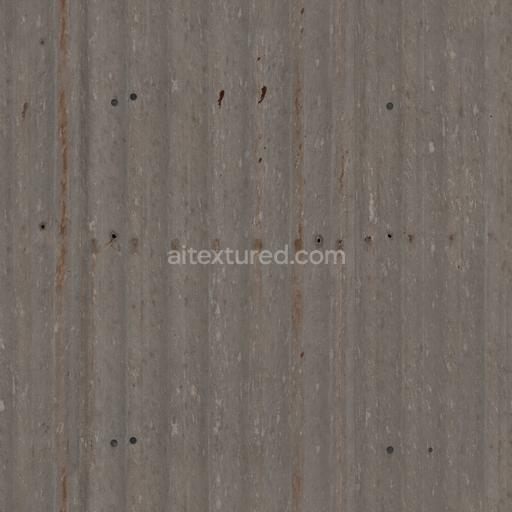 Asbestos Sheet — Sheet Asbestos Corrugated Dirty Fireresistant — PBR seamless 3D texture