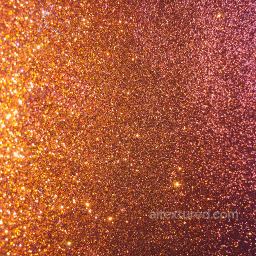 Glitter Texture with Warm Copper Sparkle and Fine Grain seamless Glitter PBR texture