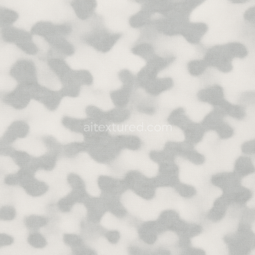 Seamless 3D Texture PBR 8K Winter White Snow Camo Soft Edges Fabric