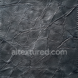 seamless Seamless 3D PBR Texture of Cracked Distressed Black Leather with Deep Wrinkles texture 8k free download PBR