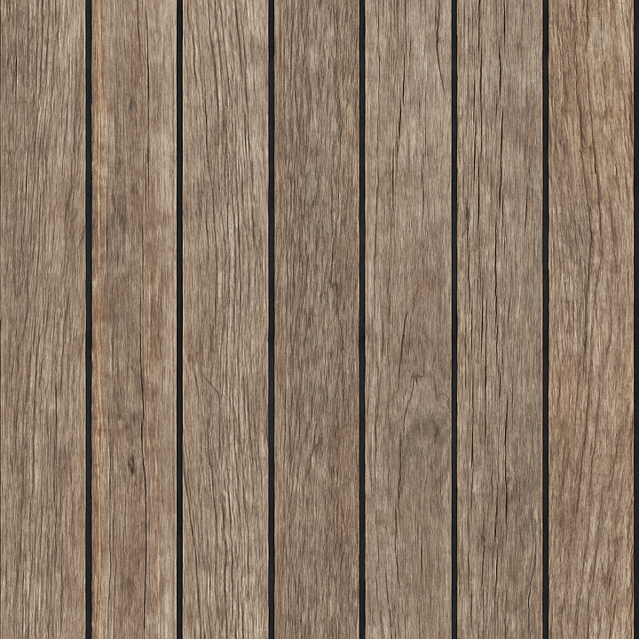 Teak Deck Weathered Marine Wood seamless PBR texture preview