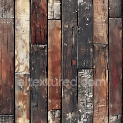 seamless Seamless 3D PBR Texture of Aged, Burnt, and Weathered Wood Planks texture 8k free download PBR