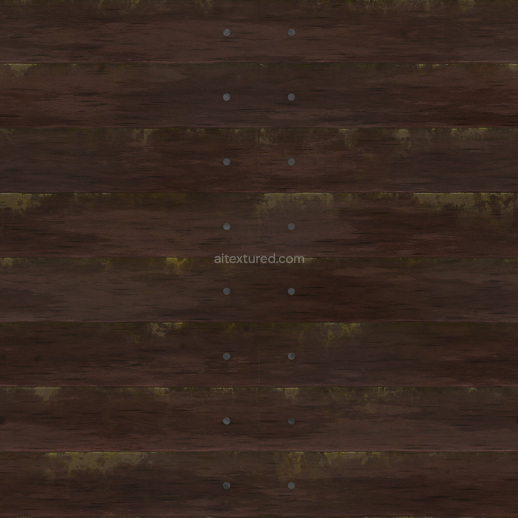 Seamless wood siding PBR texture with rich details